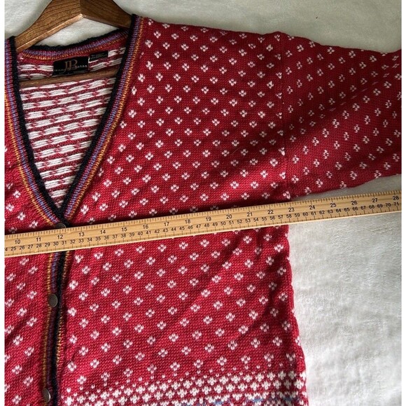 Jenny Buchanan Cardigan Large Sweater Wool Angora Nordic Icelandic Holidays - Picture 7 of 9